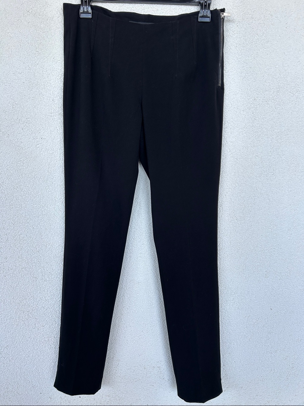 Amanda & Chelsea Black Side Zip Straight Leg Pant